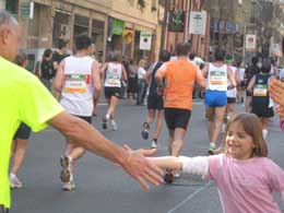 barcelona half marathon 2007 with running crazy