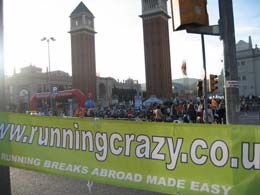 barcelona half marathon 2007 with running crazy