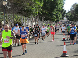 lanzarote marathon, half and 10K with Running Crazy