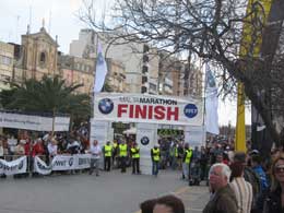 malta marathon 2007 with running crazy